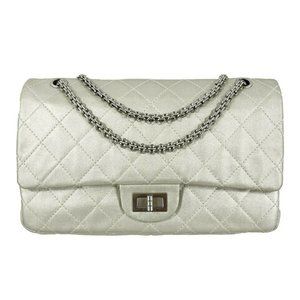 CHANEL - Metallic Calfskin Quilted 2.55 Reissue 227 Double Flap - Shoulder Bag